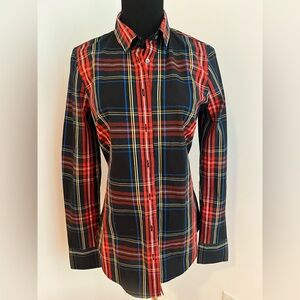 J. Crew Multicolor Plaid Shirt